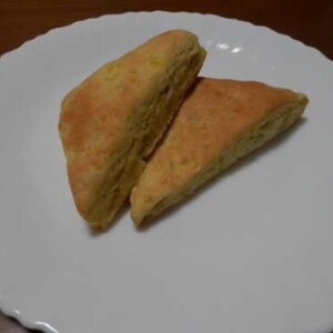 ホットケーキミックスで！さつまいものスコーン